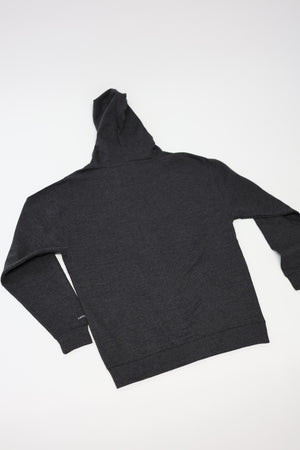 Zip Up Hoodie in Charcoal