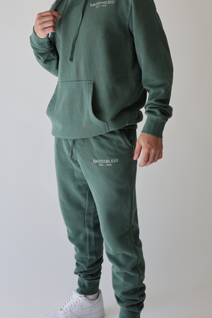 Relaxed Sweatpants in Green