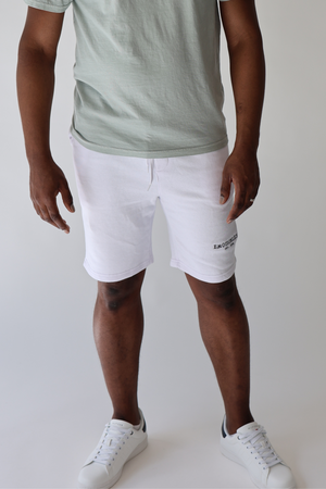 Fleece Shorts in White